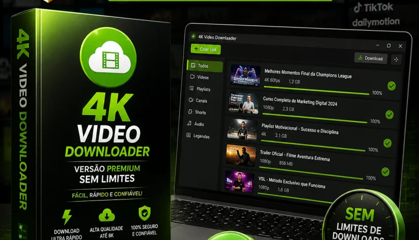4K Video Downloader Premium versão completa Baixe Videos