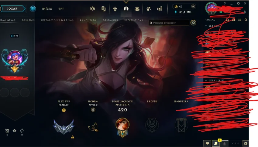 Conta de lol barato pra sair rapido