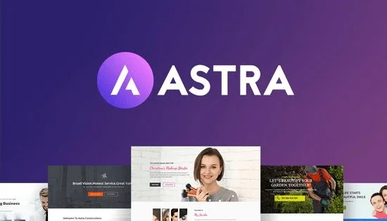 tema Astra PRO + plugin