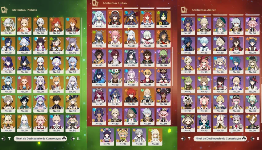 38x 5-Star + Lumine + Signature 5-Star | 45x Weapons 5-Star