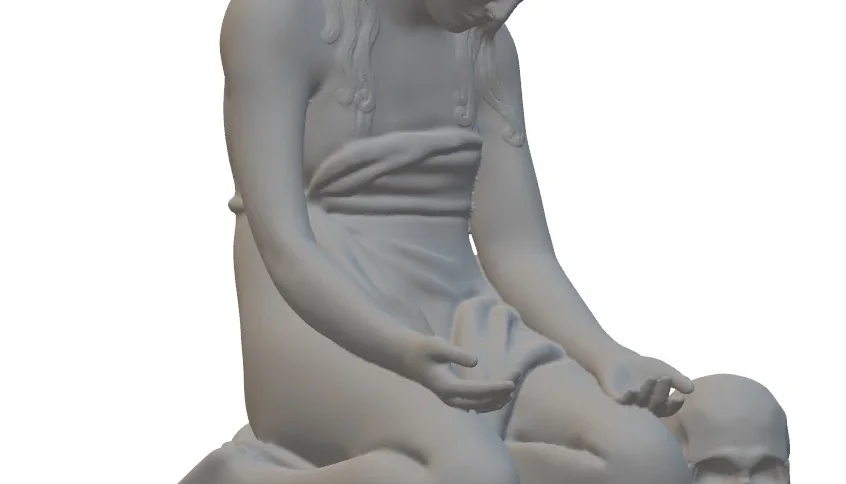 STL para Impressão 3D - Orixá Magdalena