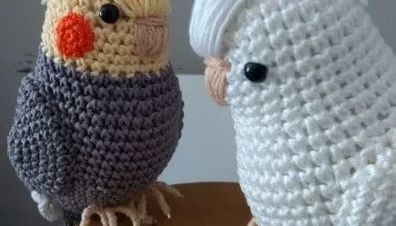 Amigurumi Calopsita Branca