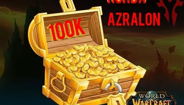 WOW GOLD 100K AZRALON - HORDA