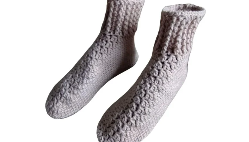 Pantufa de Lã Bege 35