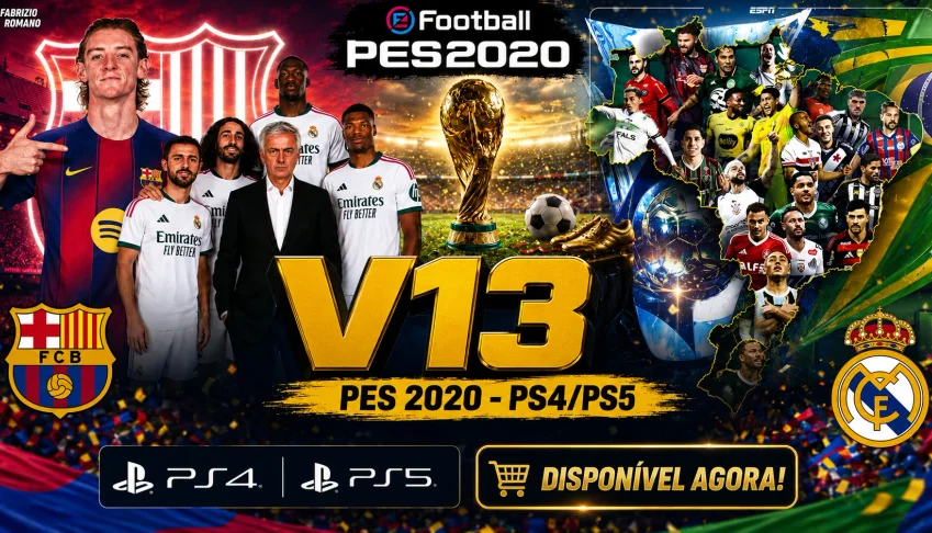Pes 2020 – Option File Completo | JUNHO 2026 🔥Ps4 Ps5