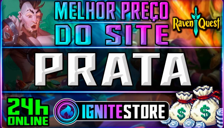 RAVENQUEST - PRATA - (MELHOR PREÇO DO SITE)