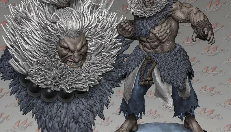 Akuma SF6 - 3D STL