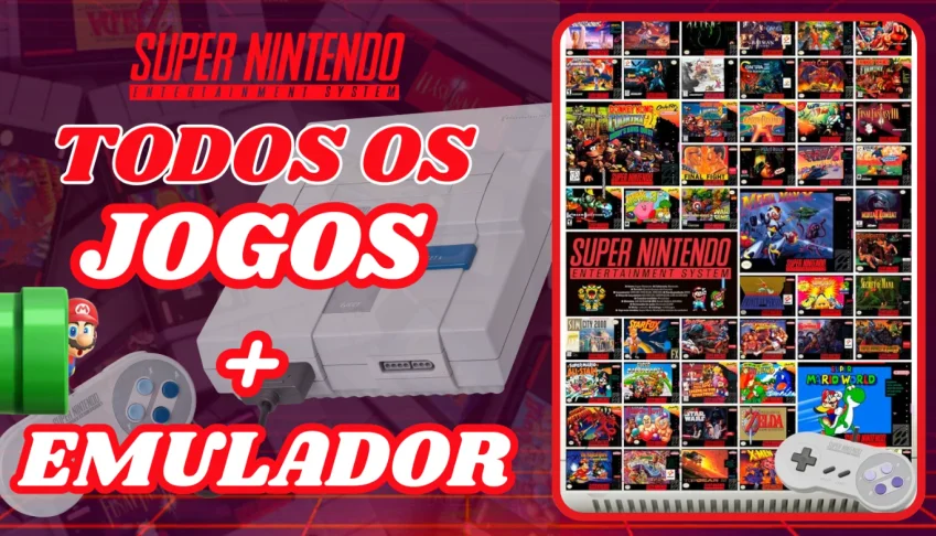 🎮 Todos os Jogos de Super Nintendo no seu Computador
