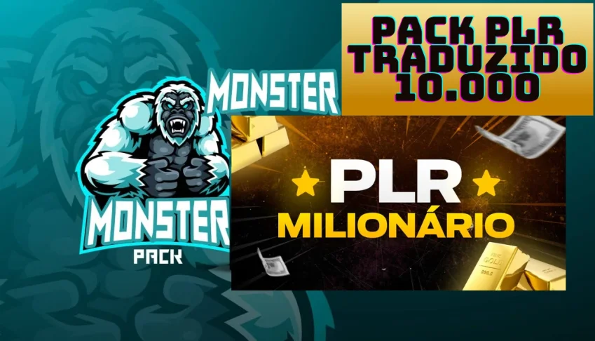 Monster Pack PLR + de 10.000 Traduzidos + Licença!