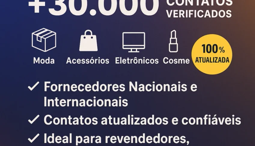 Lista de fornecedores-As melhores