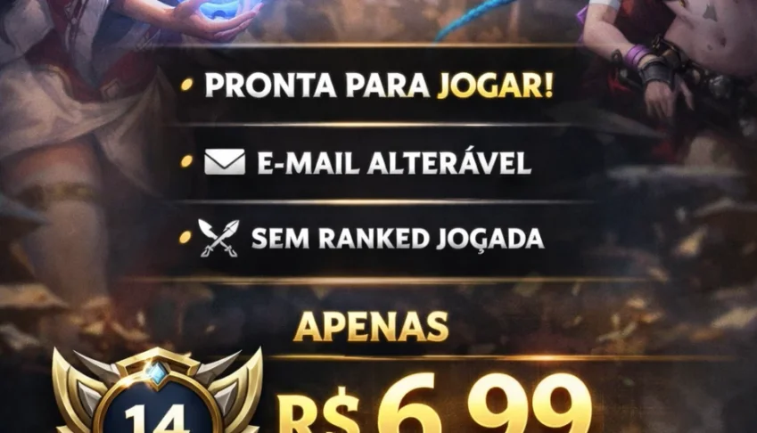 CONTA NÍVEL 14 -  League Of Legends (LOL)
