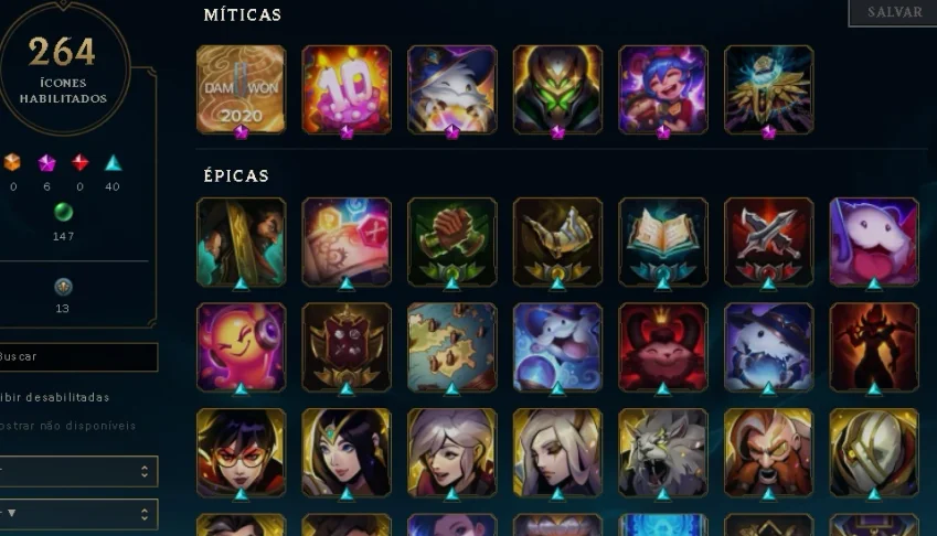 Conta LoL plat 4 season 2