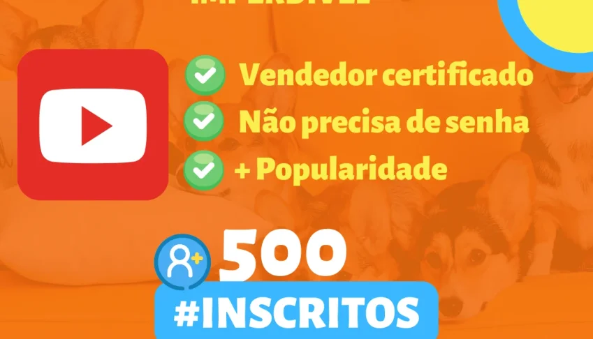 Pack 500 Inscritos No Youtube Promoção !!
