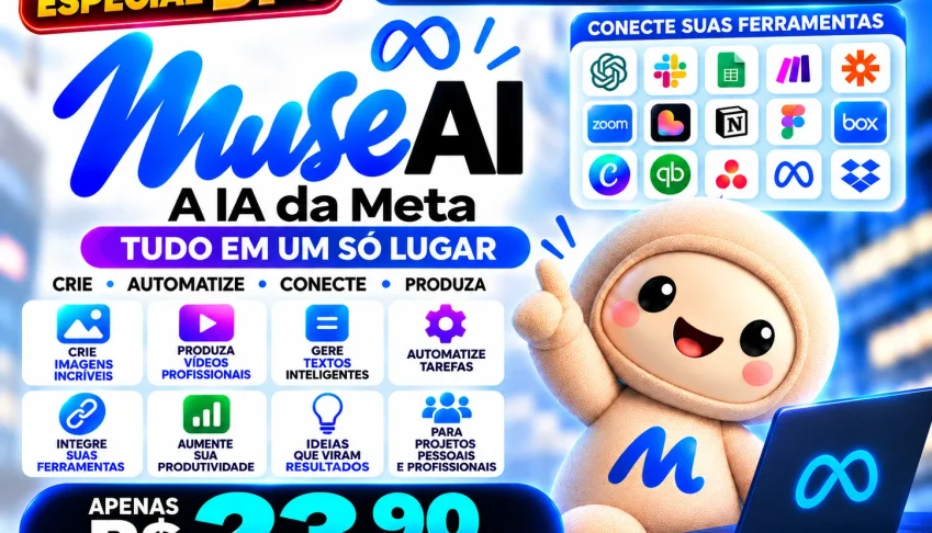 🚀 Muse Ai Pro — A Ia Da Meta Em Um Só Lugar! 🔥