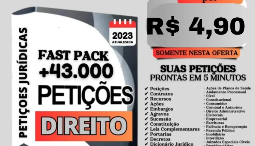 Petições Jurídicas +43.000 Modelos