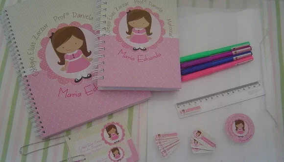 Kit Escolar Infantil Personalizado