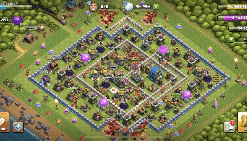 Clash of Clans CV quase full