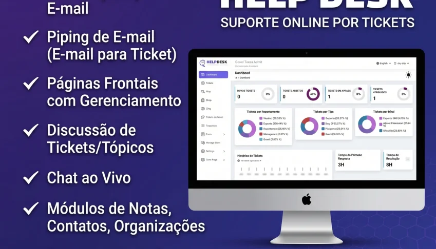 HelpDesk Online: Solução Completa para Suporte via Tickets,