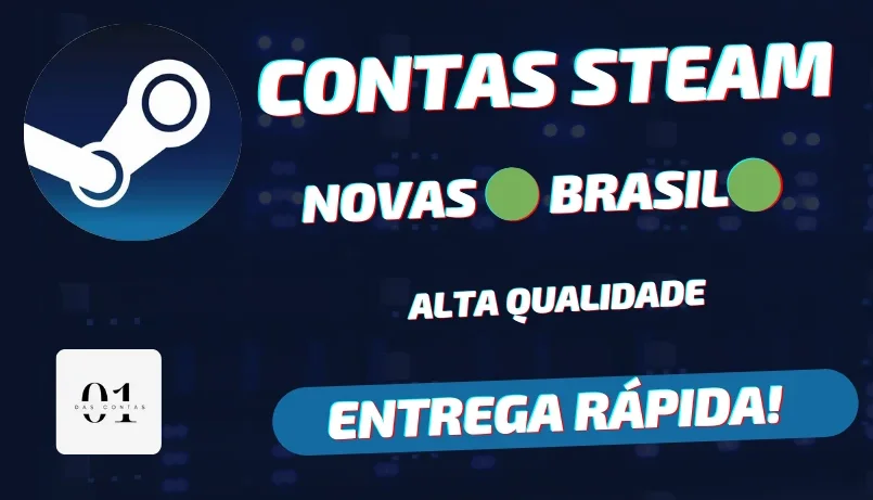 CONTAS STEAM NOVAS 🟢 IP BRASIL 🟢 [ALTA QUALIDADE] + EMAIL