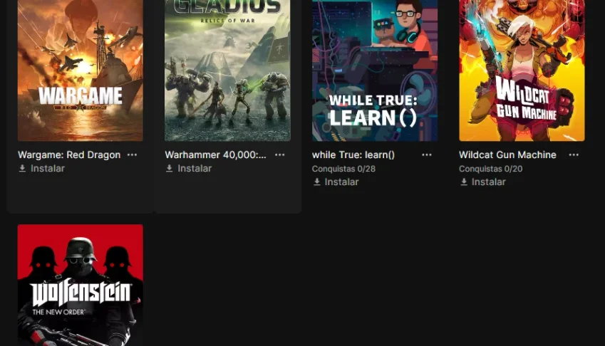 Conta Epic Games