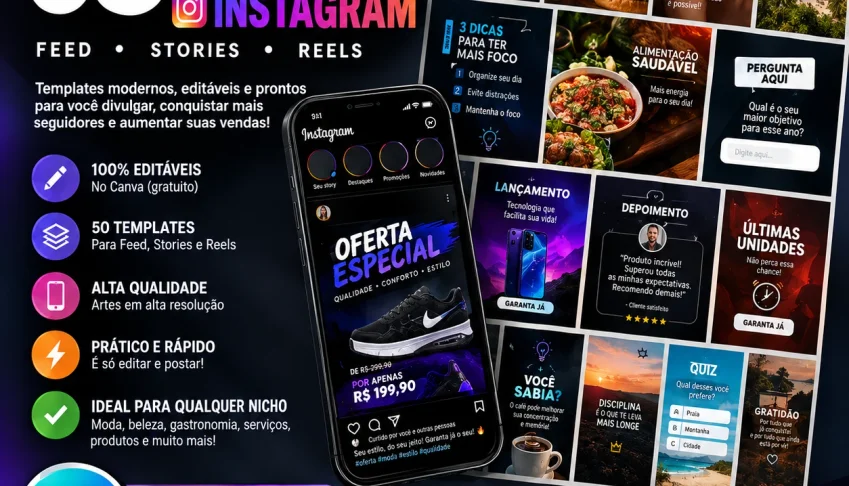 Pack De Templates Para Instagram