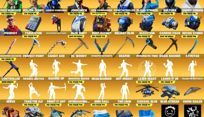 Conta Fortnite Ultra Completa – +600 Skins 🔥