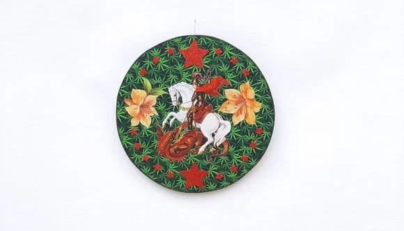 Quadro Religioso São Jorge Estrela
