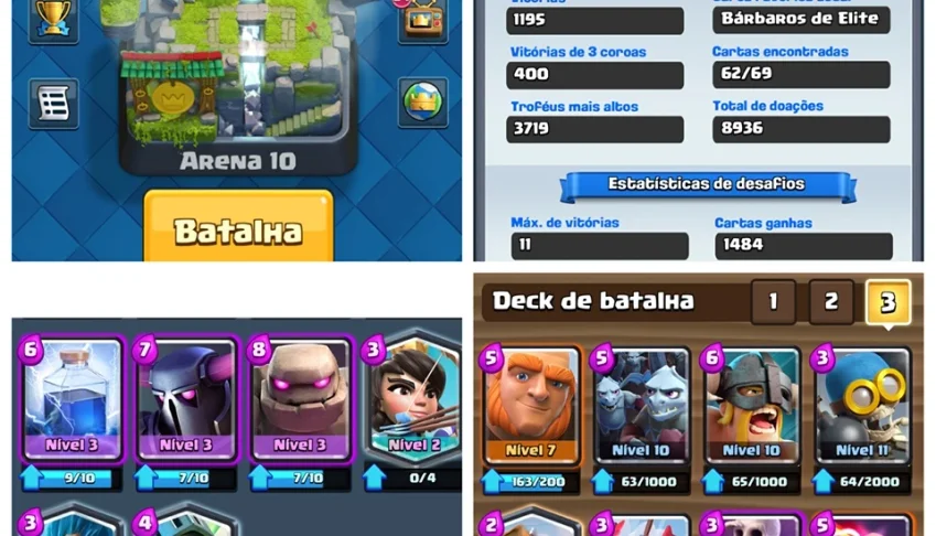 CLASH OF CLANS + CLASH ROYALE + OUTROS