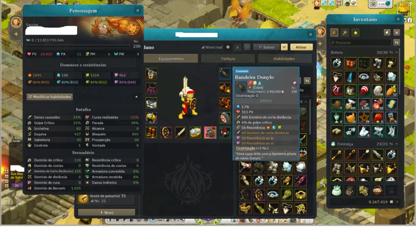 Conjuntos de set wakfu