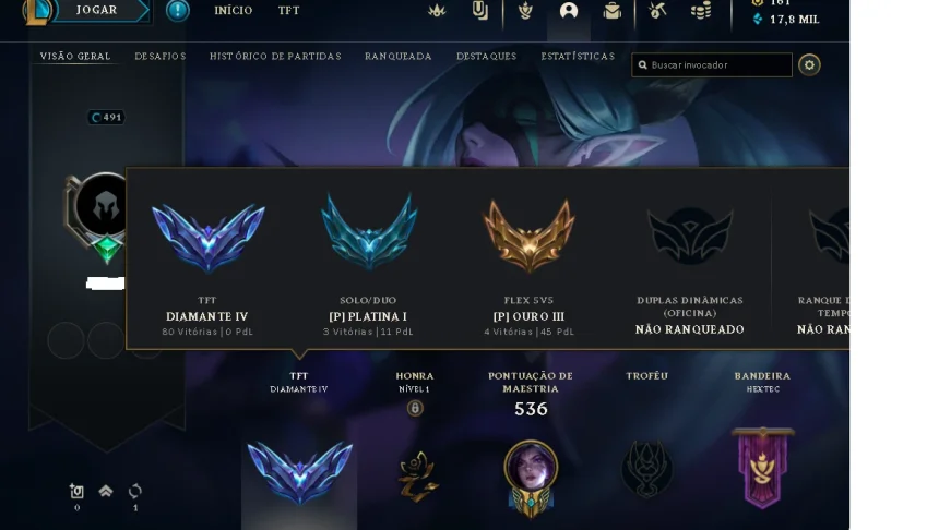 Conta Lol Criada Em 2015, Pra Vender Rapido