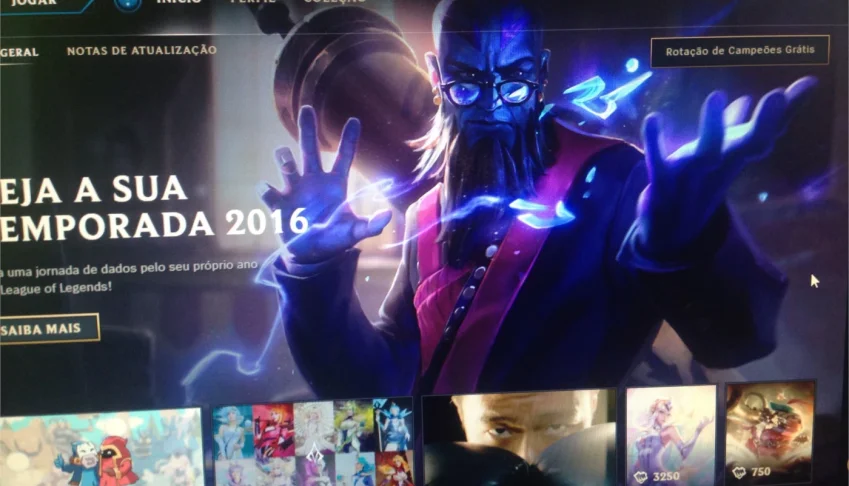 Conta de League of Legends P3 S6 157 skins