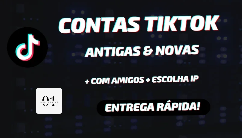 Contas Tiktok Ip Brasil Com  + 1000 Amigos (2022-2024)