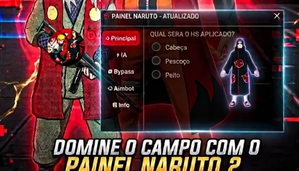 Painel xit  Naruto 2.0(free fire )