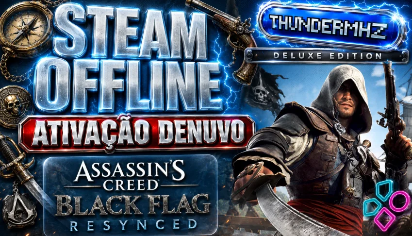 Assassins Creed Black Flag Resynced Deluxe - Steam + Ubisoft