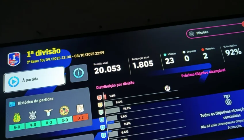 Subo Sua Conta Efootbal 26 (Xbox) Primeira Divisao