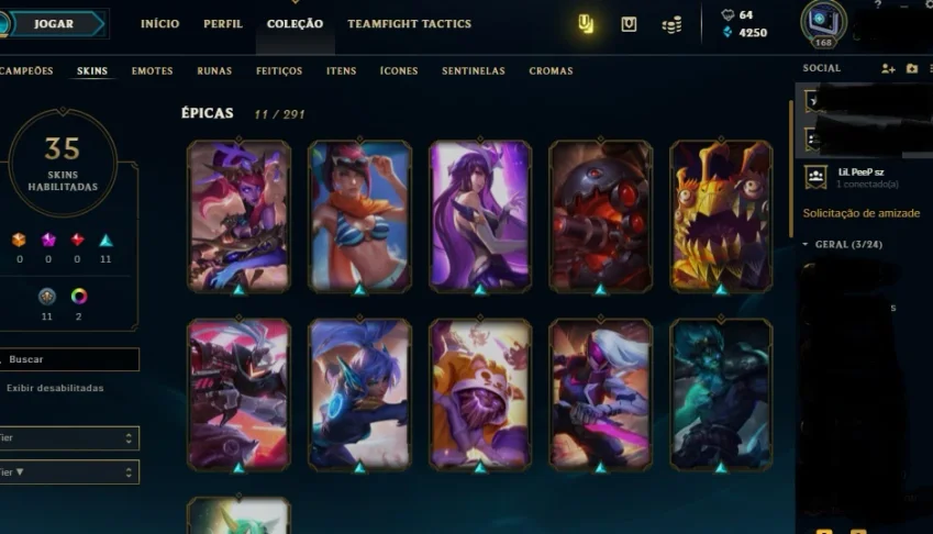 Conta League of Legends