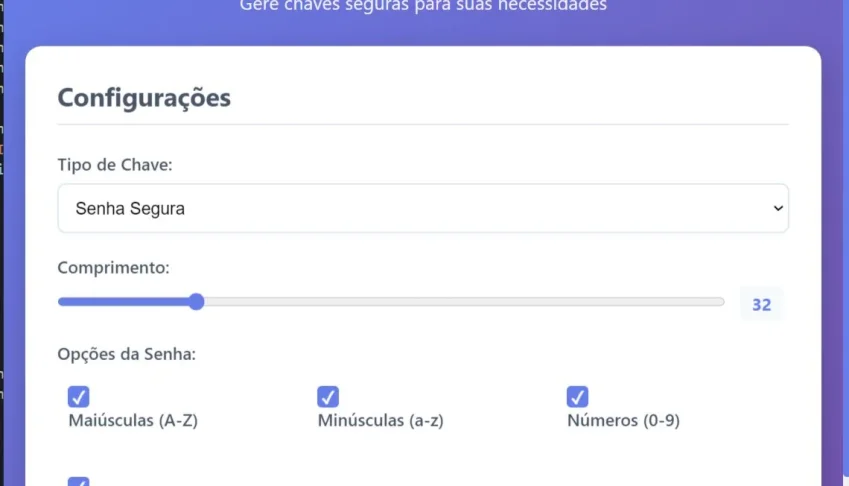 Gerador de senhas-Phoenix-cria senhas rapidas e seguras