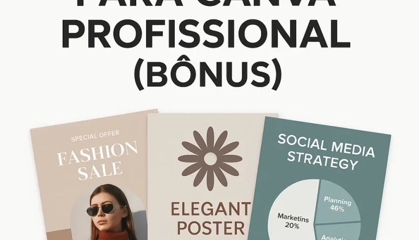 +1000 Templates Profissionais para Canva