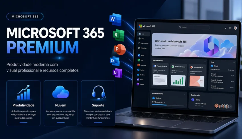Microsoft 365 Premium | 30 Dias de Suporte.
