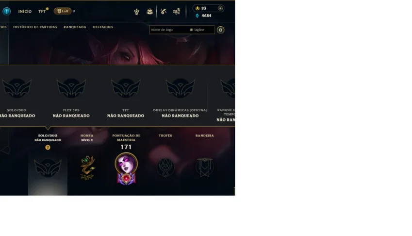 Conta league of legends