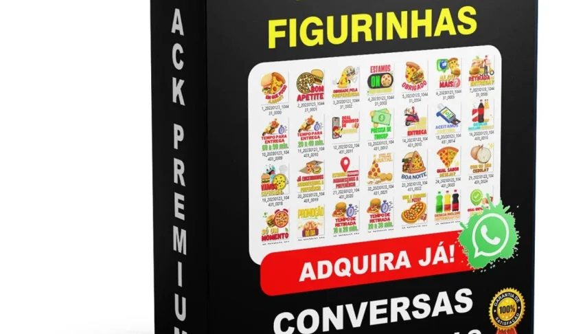 Pack de Figurinhas para Whatzapp - DELIVERY