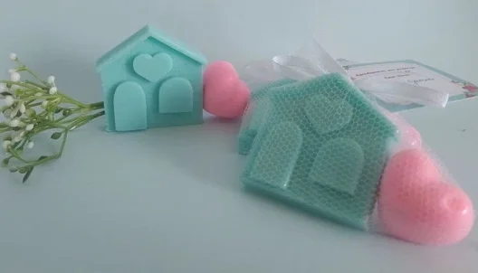 Sabonete Casinha com Coracão