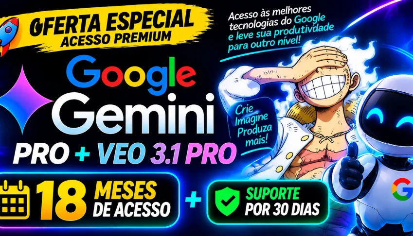 Gemini Pro + Antigravity + Flow 18 mes/30 dias de garantia!