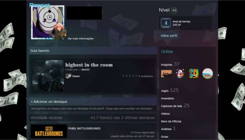 Conta steam +100 jogos