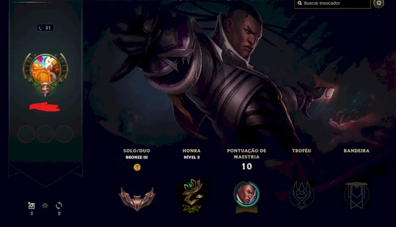 conta lol varias skins