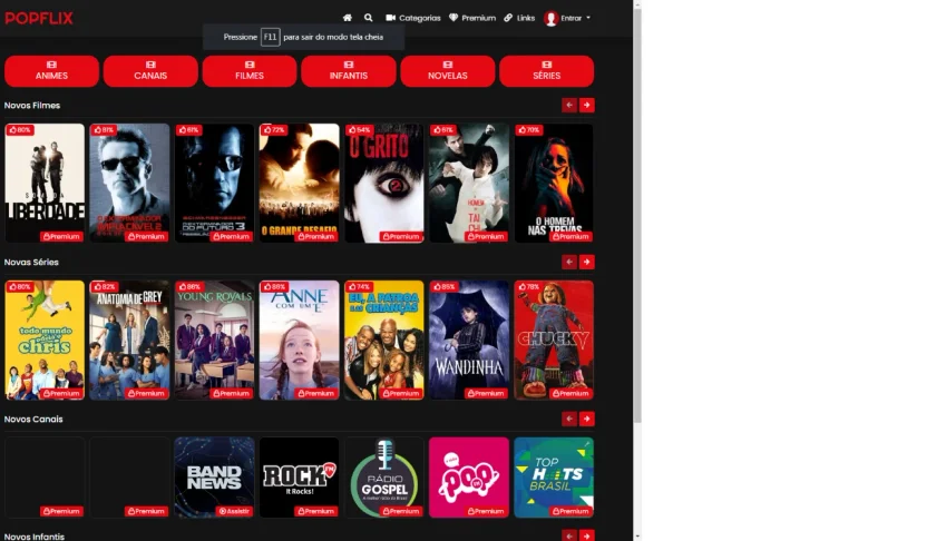 Script Site de Filmes Online em php 8.1