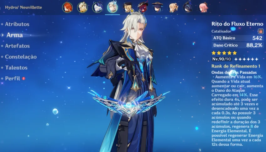 Conta Genshin + Honkai Star Rail varios 5 estrelas