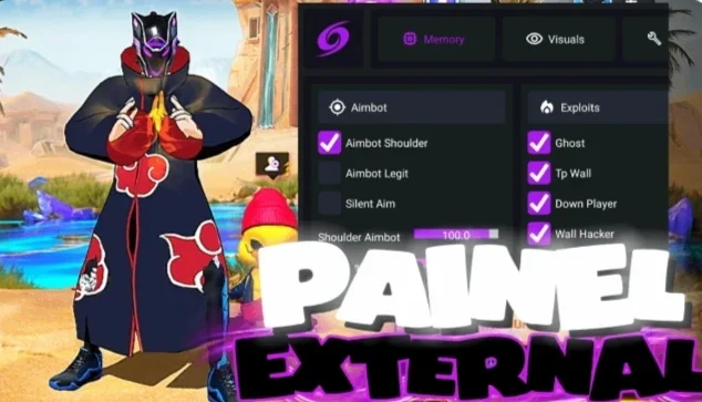Painel xit free fire Full capa nova atualização