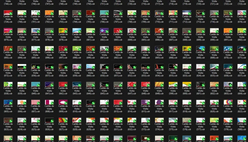 Pacote 1.000 Cartões de Visita