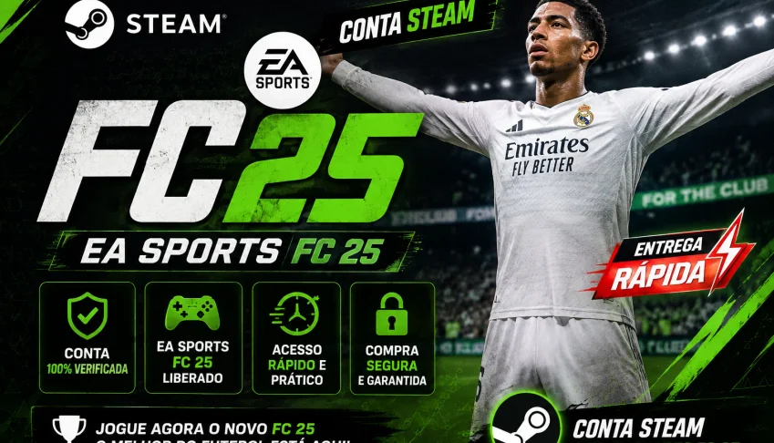 ⚽ Conta Steam Com Ea Sports Fc 25 — Entrega Rápida